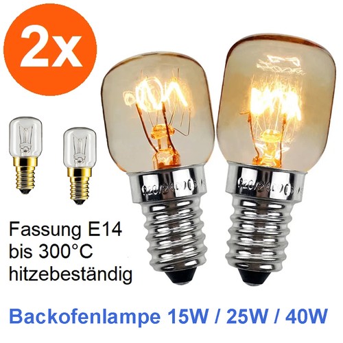 Backofenlampe e14 - 2x,
