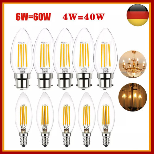 E14 b22 led kerzenbirnen - led, 6w