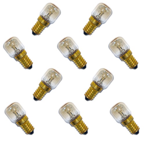 10x backofenlampe 300 15w - 10x, 300°