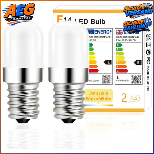 E14 led lampe warmweiß - 1w,