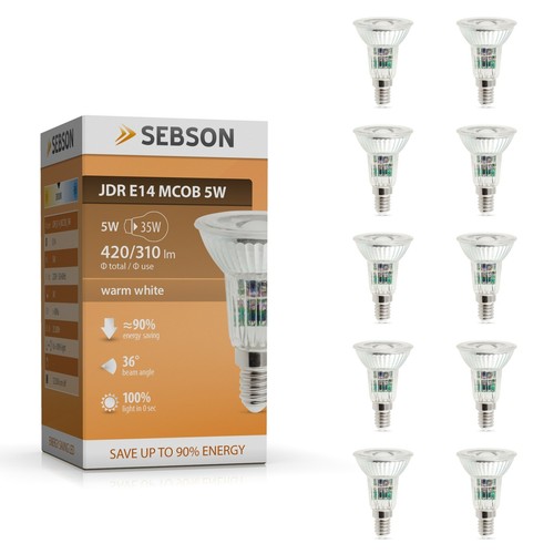 10x led lampe e14 warmweiß - led,