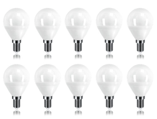 10x led e14 - g45, birnenform