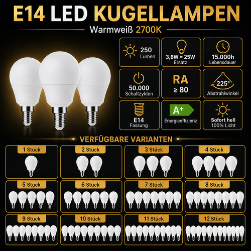 12x e14 led - -,