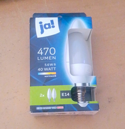 Led kerzenlampe e14 - ja!,